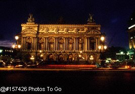 L Opera, at night, Paris